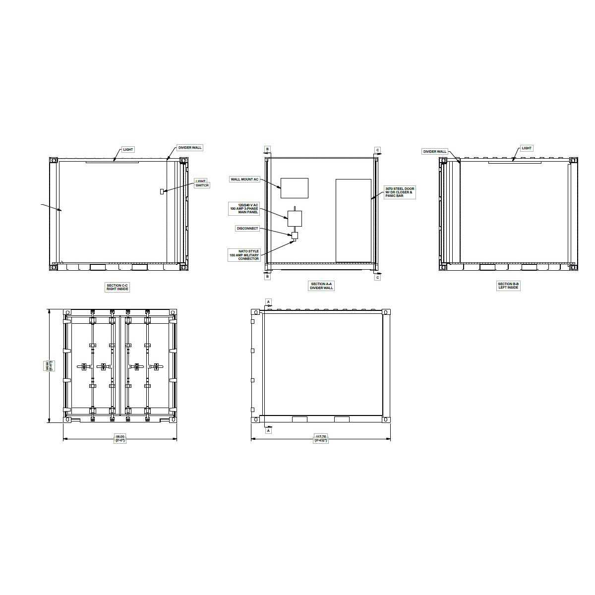 10' Enhanced PLL Storage Container Kimball Midwest