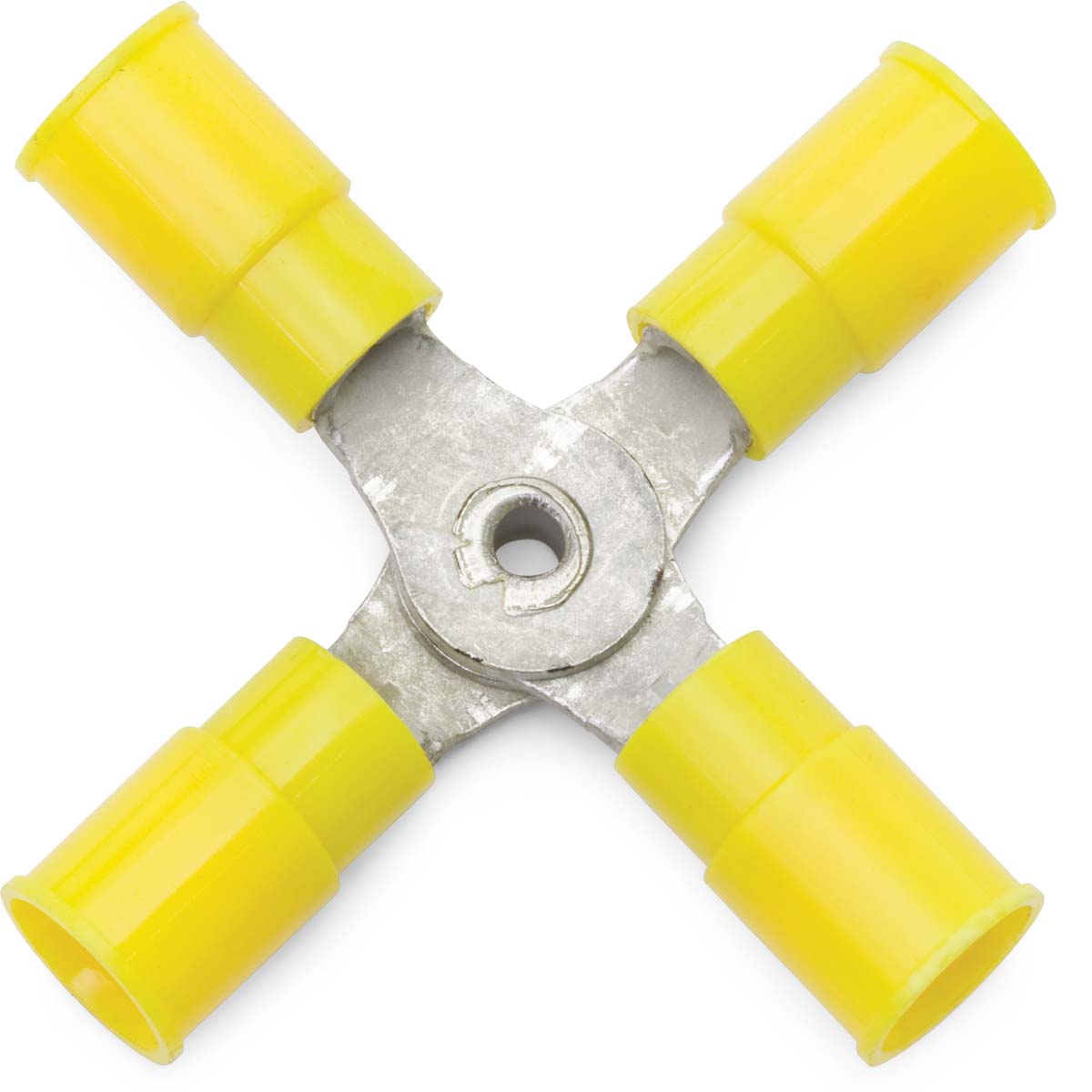 12 10 AWG Yellow Vinyl Insulated Solderless 4Way Connector Kimball