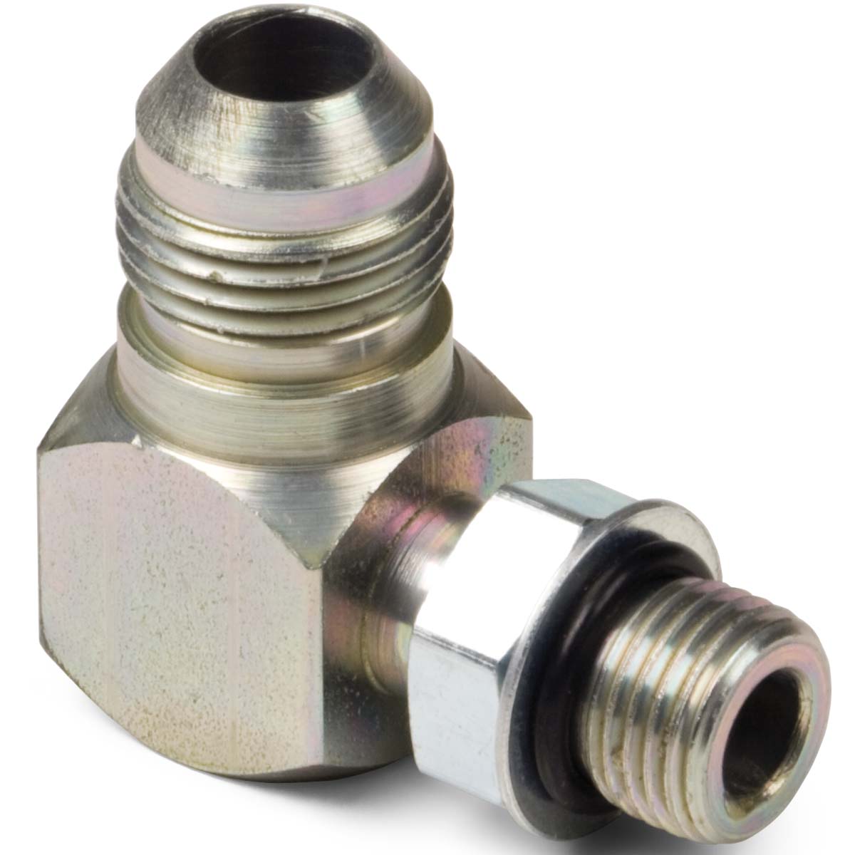 3/8 x 3/8 Steel 37° JIC Straight Thread ORing 90° Elbow Kimball Midwest