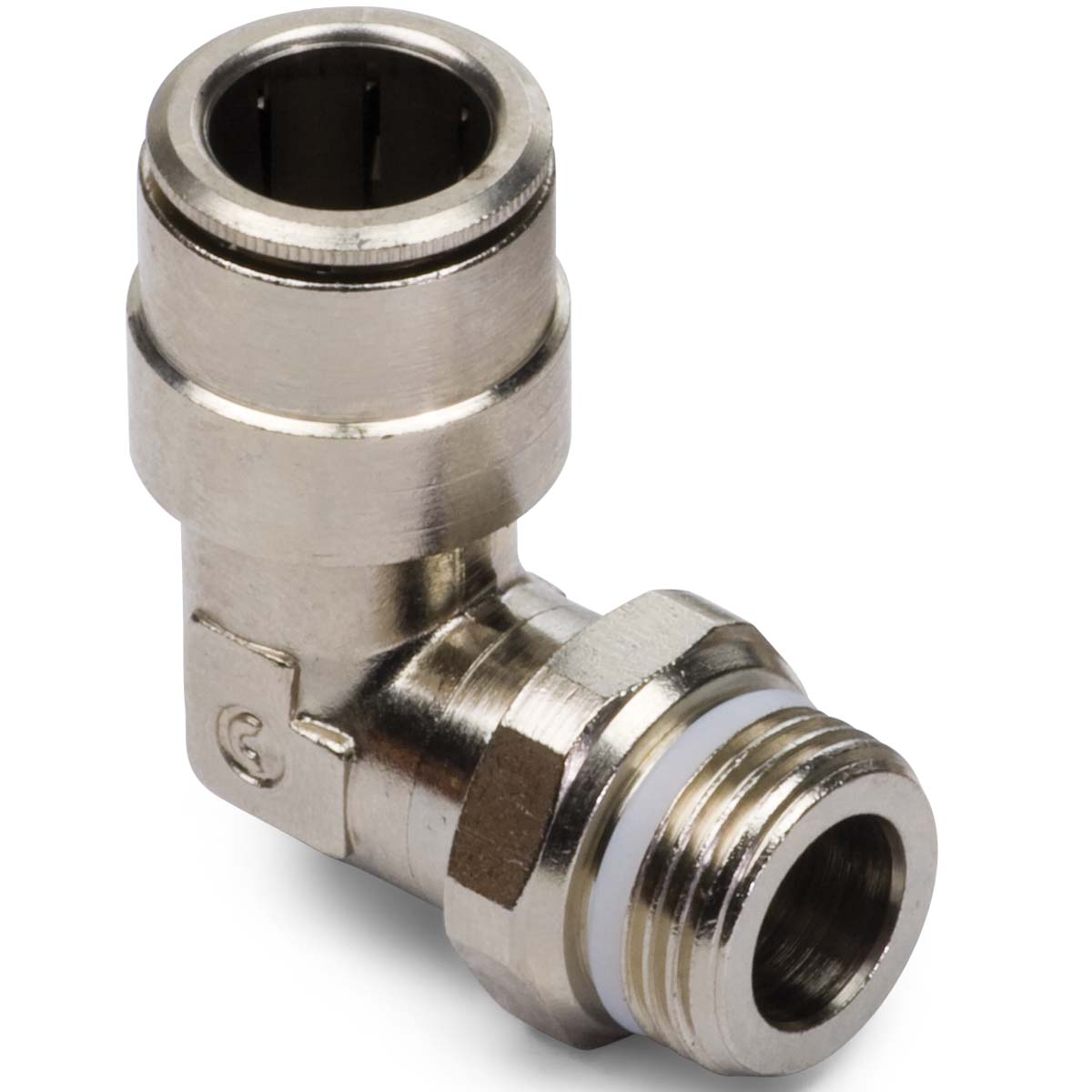 M4 x 1/8 PushConnect Male Elbow Swivel 2 Pack Kimball Midwest