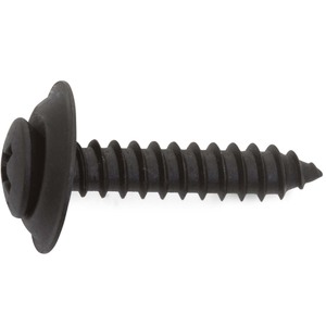 #8 x 5/8" Black Phosphate Phillips Oval Washer Head SEMS Tapping Screw