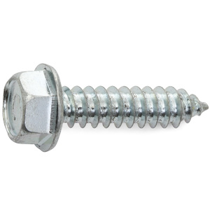 5 16 x 1 1 2 hex washer head sheet metal screw kimball midwest white hex head sheet metal screws