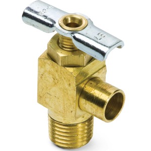 1/8" Male Pipe 90° Angle Bib Drain