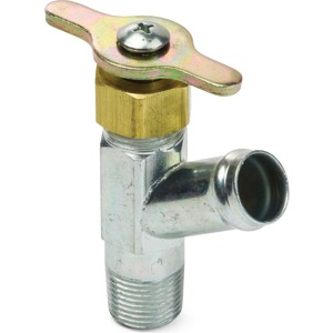 5/8" x 3/8" Male Pipe Hose to Pipe Valve 45° Elbow
