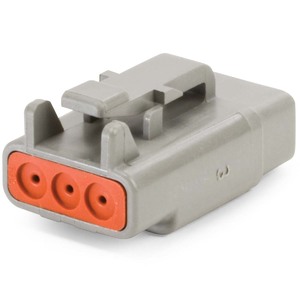 Deutsch DTM Series Housing - 3 Pin Socket Plug