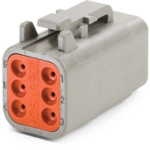 Deutsch DTM Series Housing - 6 Pin Socket Plug