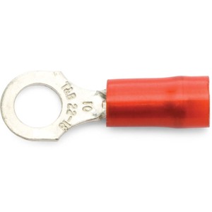 22 - 18 AWG Red #10 Nylon Insulated Sta-Kon® Ring Terminal