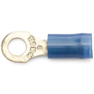 16 - 14 AWG Blue #8 Nylon Insulated Sta-Kon® Ring Terminal