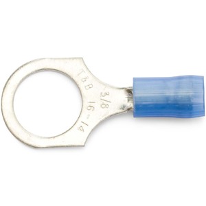16 - 14 AWG Blue 3/8" Nylon Insulated Sta-Kon® Ring Terminal