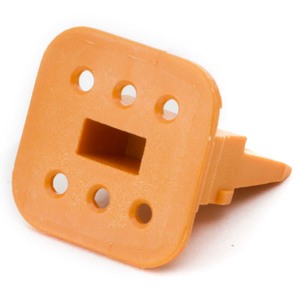 Deutsch DT Series Locking Wedge - 6 Socket Plug