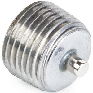 1/4" Neodymium Magnet Hex Steel Recessed Pipe Plug