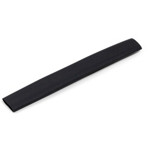 3/8" x 12" Black Single Wall Heat Shrink Tubing