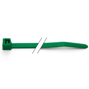 4" Green Nylon Cable Tie