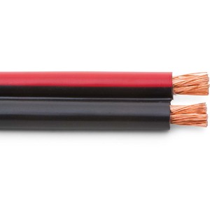 2 Gauge Red/Black Duplex Battery Cable - 25 Feet