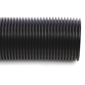 1/4" Black Convoluted Split Loom - 25 Feet