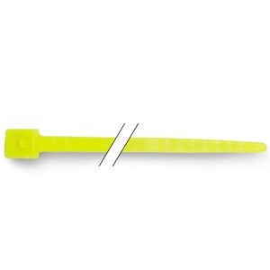 4" Neon Yellow Nylon Cable Tie