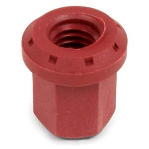 3/8"-16 Red Synethic Stud Nut
