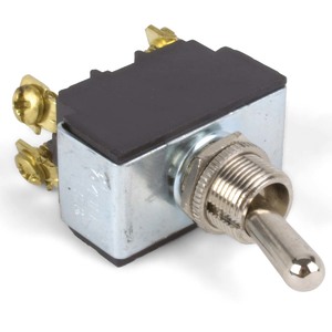 6 Screw DPDT 3 Position (Momentary On-Off-Momentary On) Heavy Duty, Double Pole Toggle Switch