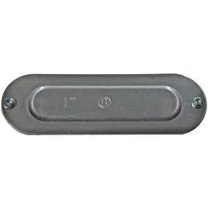 3/4" Conduit Body Cover - Steel