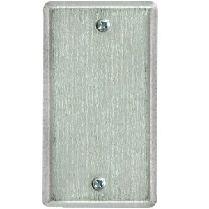 4" x 2-1/8" Blank Electrical Utility Box Cover