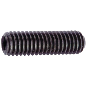 1/4"-20 x 1/4" Black Oil Dipped (USS) Cup Point Socket Set Screw