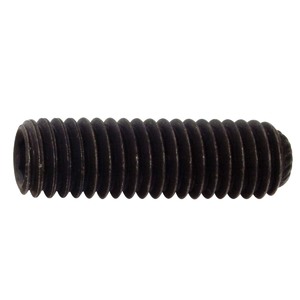 5/16"-18 x 3/8" Black Oil Dipped (USS) Knurled Point Socket Set Screw