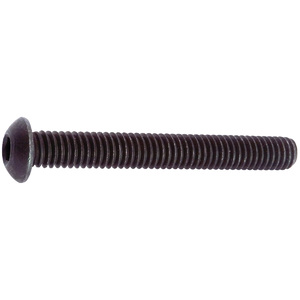 M8 x 1.25 x 50 Metric 10.9 (Coarse) Black Oil Dipped Button Socket Head Cap Screw