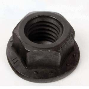 1/2"-13 (USS) Black Phosphate Oil Dipped Flange Lock Nut