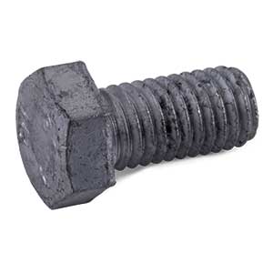 3/8"-16 x 1" Grade 2 (USS) Galvanized Hex Head Cap Screw