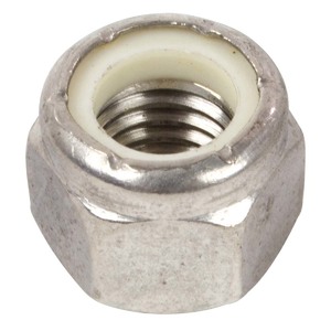 #10-32 316 Stainless Steel (SAE) Nylon Insert Lock Nut