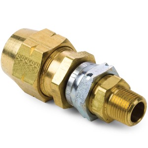 1/2" x 3/8" Female Connector with Adapter - 338 B Series