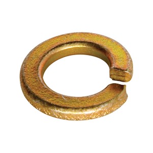 5/16" Grade 8 Yellow Zinc Alloy Steel Split Lock Washer