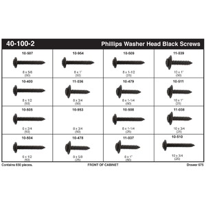 Phillips Washer Head Screw Assortment