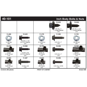 Body Bolts & Nuts - Inch