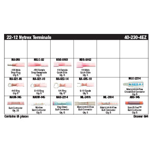 22 - 18 Awg Nytrex Terminal Assortment