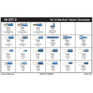 16 - 14 AWG Sta-Kon® Nylon Terminal Assortment