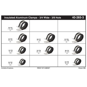 Insulated Aluminum Clamp Assortment