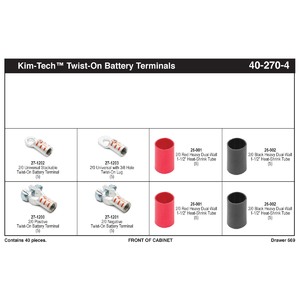 Kim-Tech™ Twist-On Battery Terminal Assortment