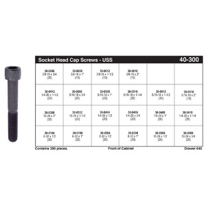 Socket Head Cap Screw Assortment (#6 - 3/8")