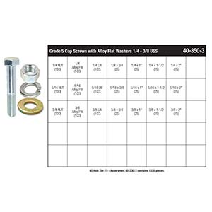 Hex Head Cap Screw Assortment (1/4" - 3/8")