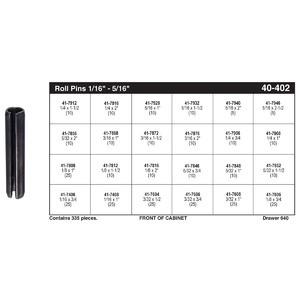 Split Roll Pin Assortment (1/16" - 5/16")