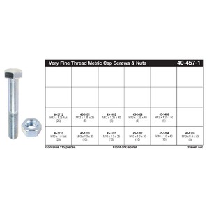 Metric 8.8 Hex Head Cap Screw Assortment (M10 - M12)