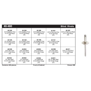 3/16 x 11/32 Aluminum Universal Head Drive Rivet - Kimball Midwest