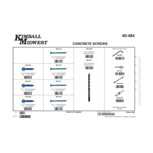 Concrete Screw Assortment (1/4")