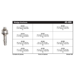 Wedge Anchor (USS) Assortment (1/4" - 3/4")