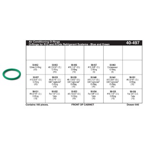 Blue & Green Air Conditioning O-Ring Assortment