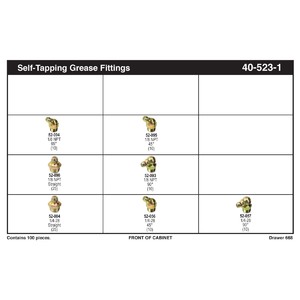 Self-Tapping Grease Fitting Assortment