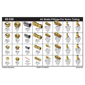 Air Brake Fittings Premium Assortment (1/8" - 1/2")