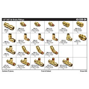 1/2" DOT Air Brake Fitting Assortment