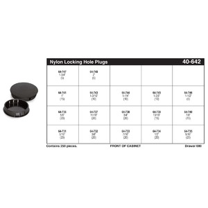 Locking Hole Plug Assortment